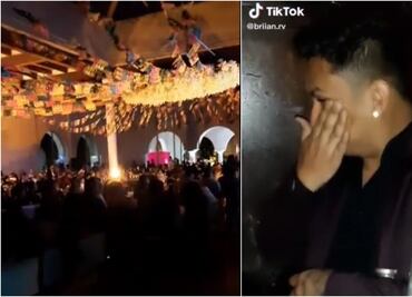 Músico llora y se hace viral al tocar en la boda de su ex novia