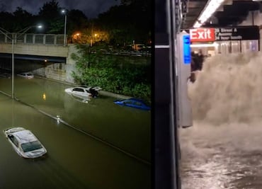 10 fotos y videos de las inundaciones en Nueva York muy impactantes