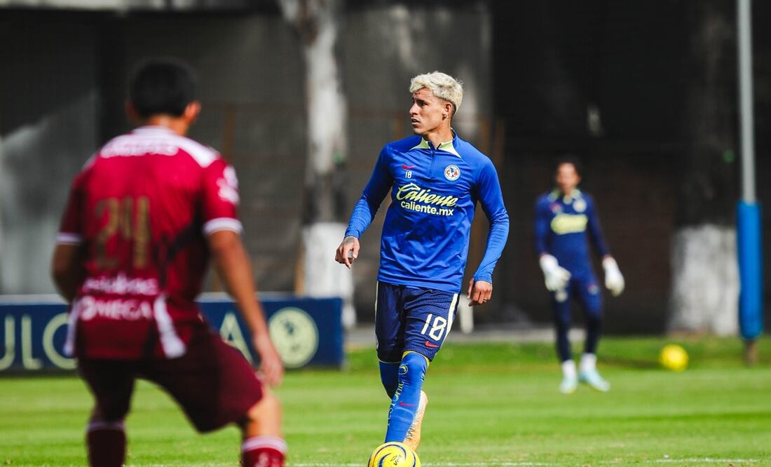 Chicote Calderón debuta con América y marca gol ante el Salamanca