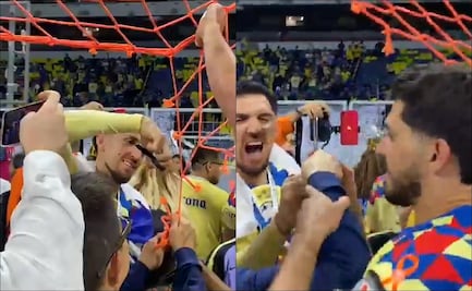 ¡Auch, eso debió doler! Diego Valdés casi se lleva un dedo al cortar la red de una de las porterías