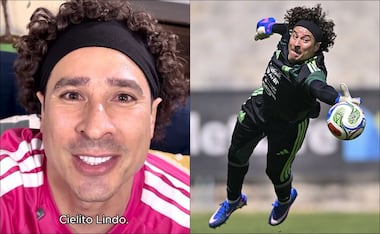 Guillermo Ochoa quiere poner a cantar a sus seguidores el Cielito Lindo. FOTO: Imago7 / Captura