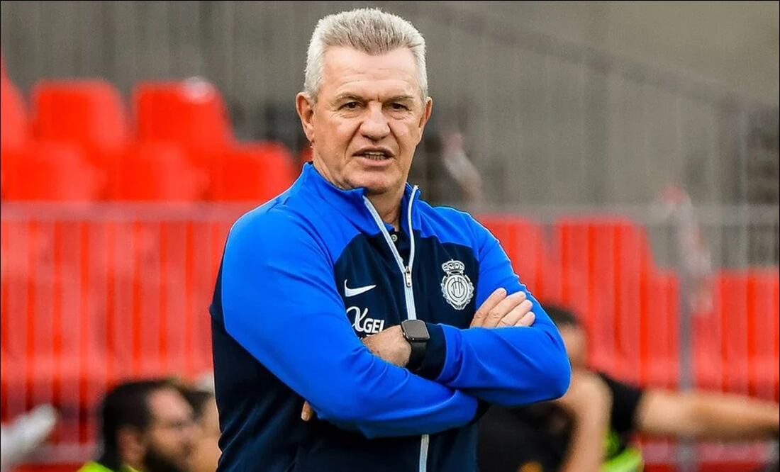 Javier Aguirre en un partido con el Mallorca. FOTO: Captura