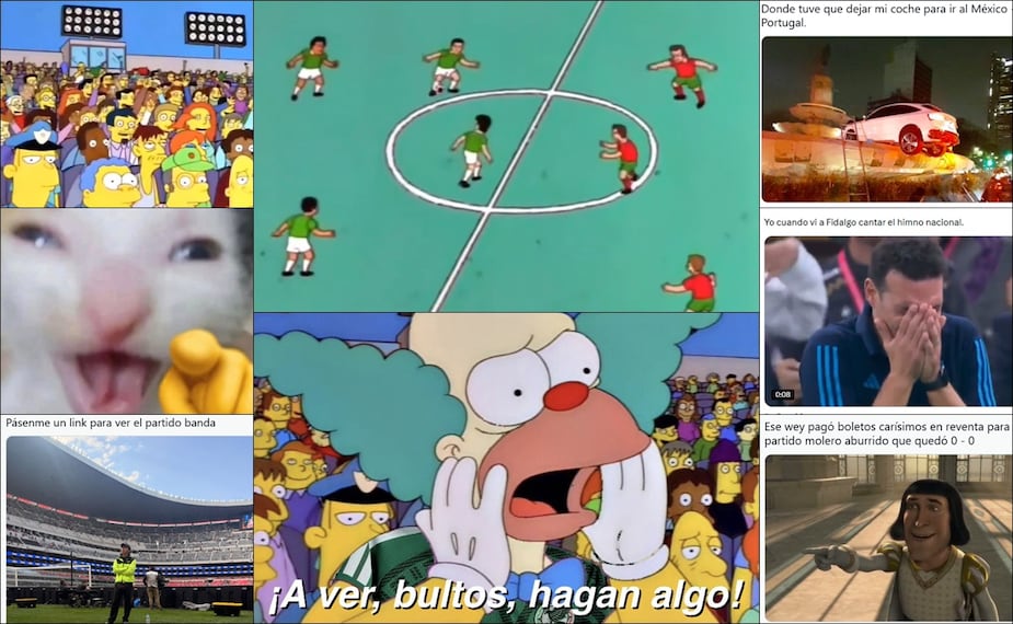La afición tundió a México y Portugal con los mejores MEMES. FOTOS: Especiales