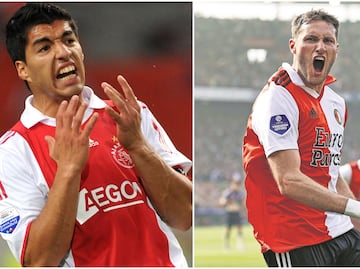 Santi Giménez a tiro de récord de Luis Suárez en la Eredivisie