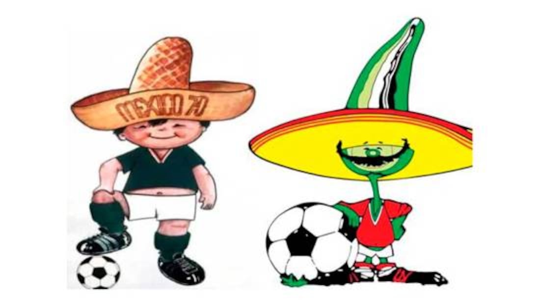 Juanito (1970) y Pique (1986) fueron las mascotas de México en los dos Mundiales que ha organizado. Foto: Especial