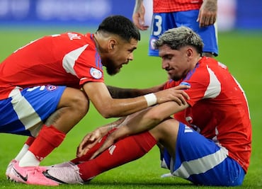 Diego Valdés se lesionó y será baja en el duelo de Chile ante Argentina en Copa América
