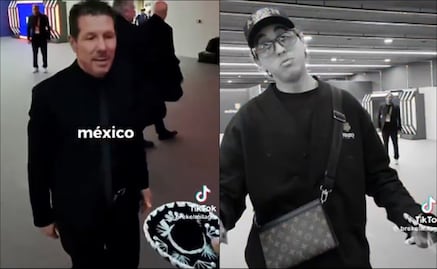 Diego Simeone rechazó el regalo de aficionado mexicano y desató controversia en las redes