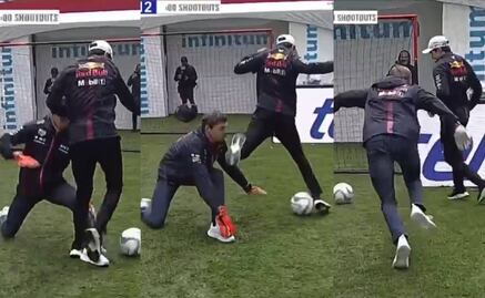 VIDEO: Checo Pérez humilló a Max Verstappen durante una cascarita previo al GP de México