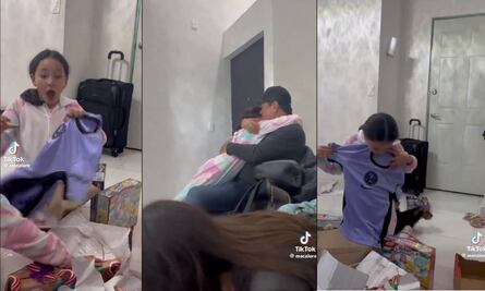 VIDEO: Pequeña aficionada no pudo esconder su emoción al recibir la playera morada del América en Navidad