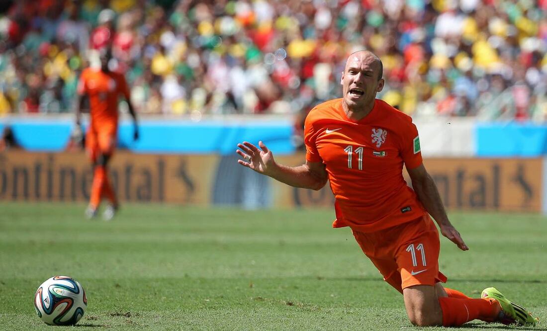 Arjen Robben se coinvirtió en verdugo de la Selección Mexicana en el Mundial de 2014. Foto: Imago7