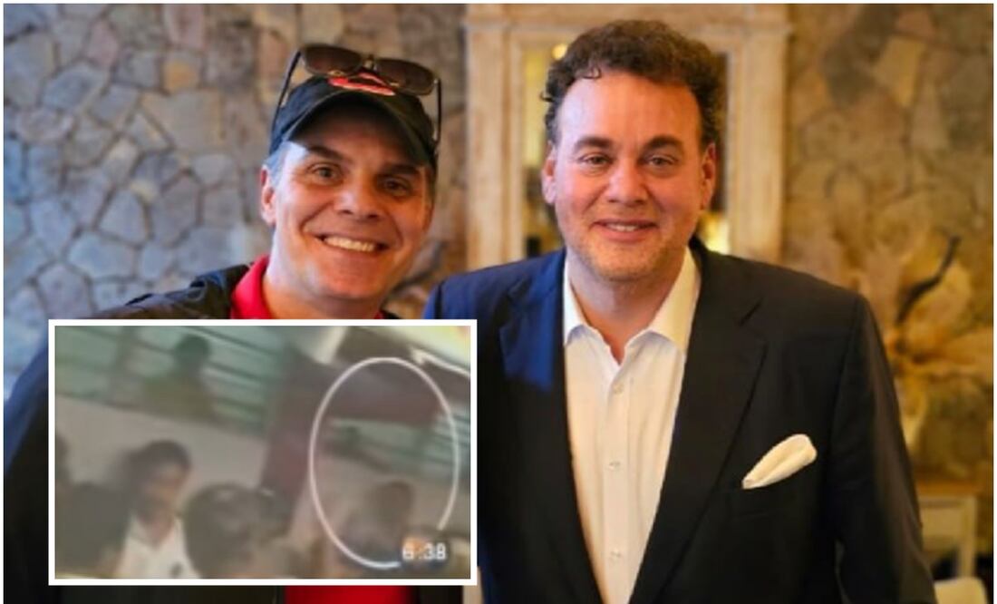 Christian Martinoli y David Faitelson, golpe de Cuauhtémoc / FOTO: Instagram @cmartinoli mx y Captura