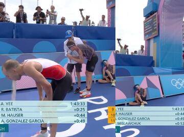 Atleta de Triatlón se vomitó en cuanto terminó su participación por la contaminación del Río Sena