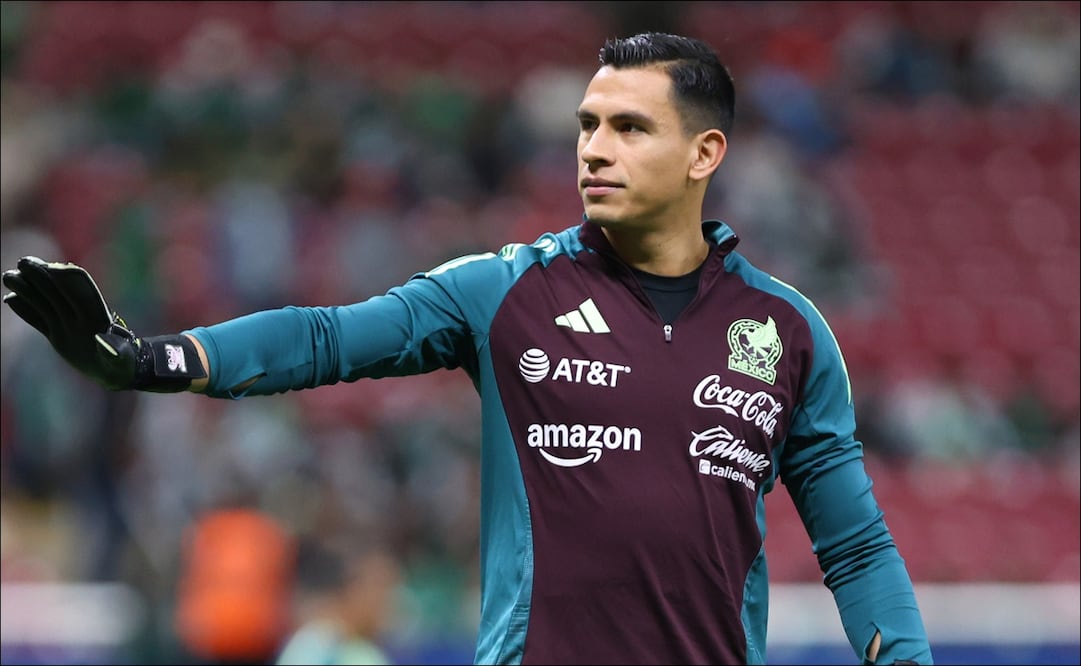 Luis Ángel Malagón, previo a un partido con la Selección Mexicana. FOTO: Imago7