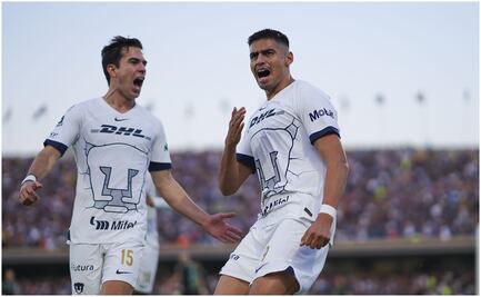 Pumas golea cómodamente a Santos Laguna y se coloca en el top 3 de la Liga MX