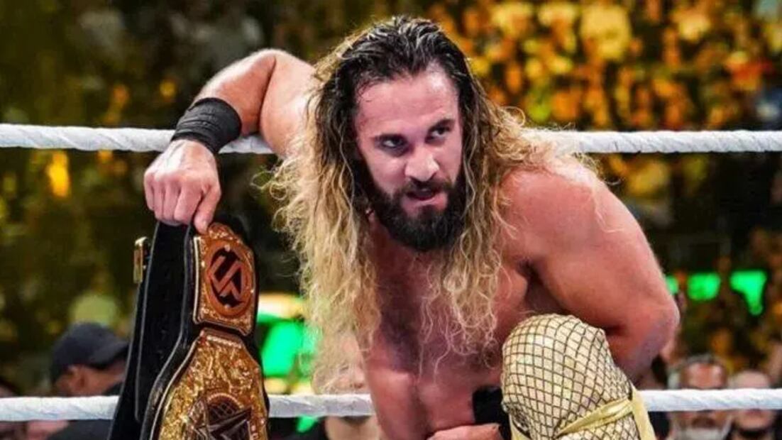 Seth Rollins, durante una de sus luchas en la WWE. FOTO: Especial