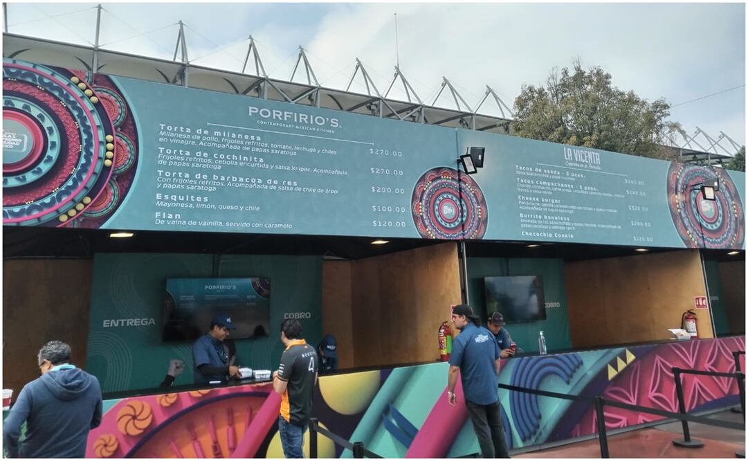 Los precios de la comida en el Autódromo Hermanos Rodríguez - Óscar Torres