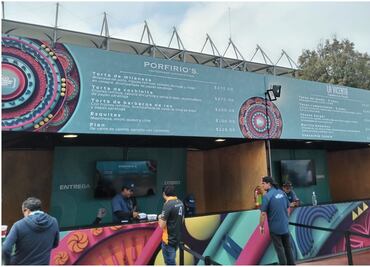 Los precios de la comida en el AHR para el Gran Premio de México