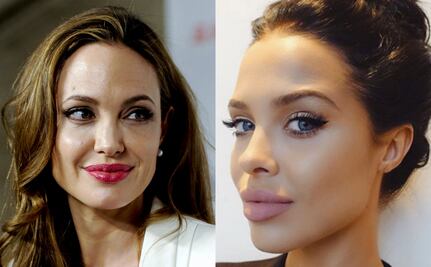 La modelo que podría ser la gemela de Angelina Jolie