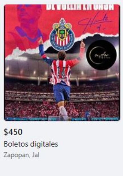 Boletos en Facebook Marketplace - Foto: Especial