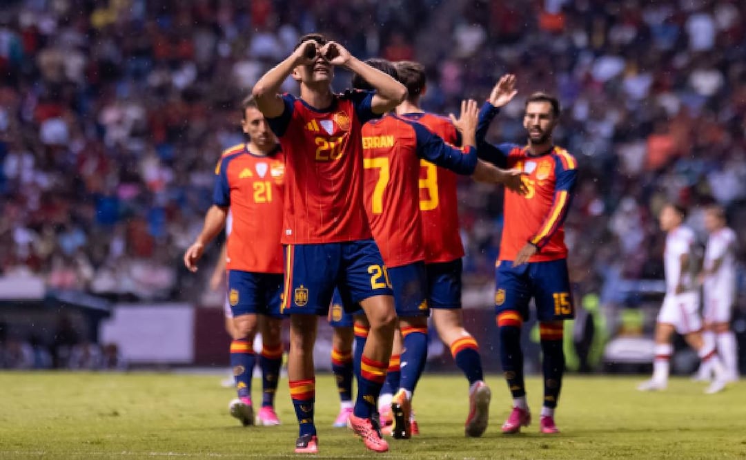 España venció a Perú en su ultimo duelo de preparación rumbo al Mundial en el Estadio Cuauhtémoc. FOTO: Imago7