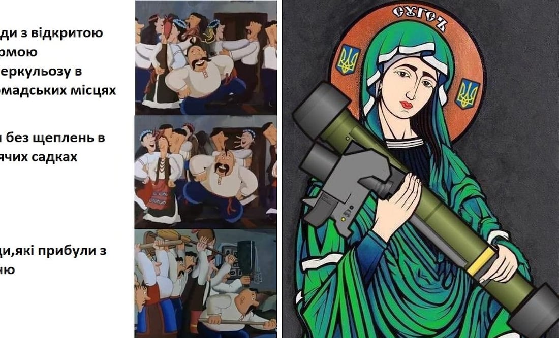 Imágenes de Twitter: @Ukraine y @CMCD048