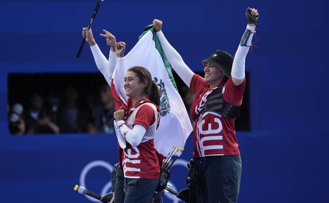 “Estamos contentísimos, que bueno que en el tiro con arco ", señaló el presidente. Foto: Imago7.