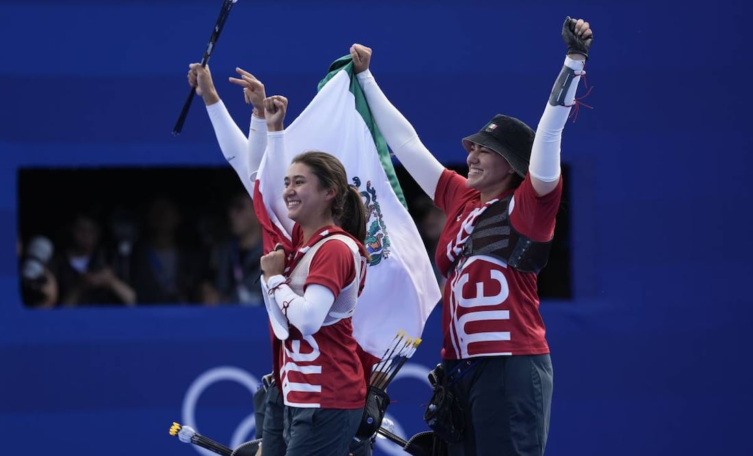 “Estamos contentísimos, que bueno que en el tiro con arco ", señaló el presidente. Foto: Imago7.