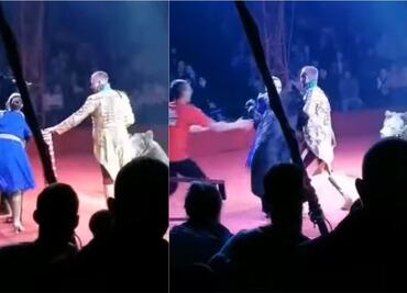 Video de oso que ataca a mujer embarazada en show de circo se viraliza