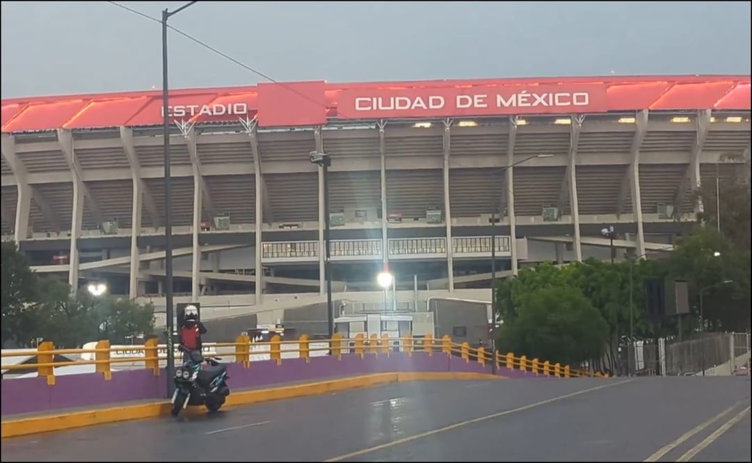 Así luce el Estadio Ciudad de México a unos días del inicio de la Copa del Mundo. FOTO: @MXESTADIOS