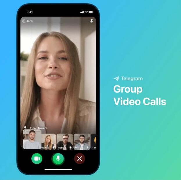 En Telegram ya puedes hacer videollamadas grupales para 30 personas