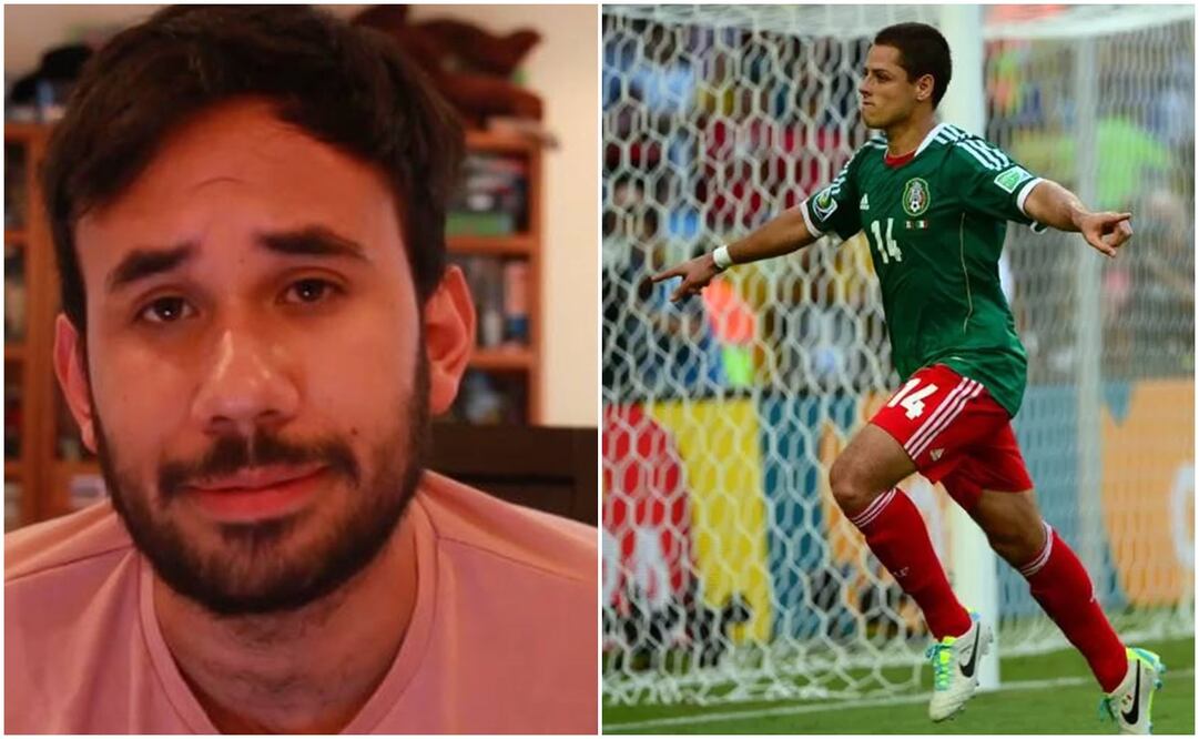 Werevertumorro en youtube y Javier Hernández tras penal ante Buffon / FOTOS: Captura y Especial