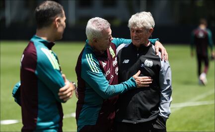El serbio Bora Milutinovic visitó la concentración de la Selección Mexicana