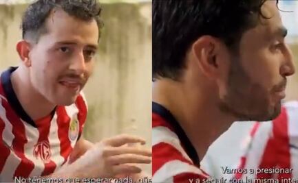 Alan Mozo y Pollo Briseño motivaron de esta forma a sus compañeros en la goliza de Chivas a Juárez