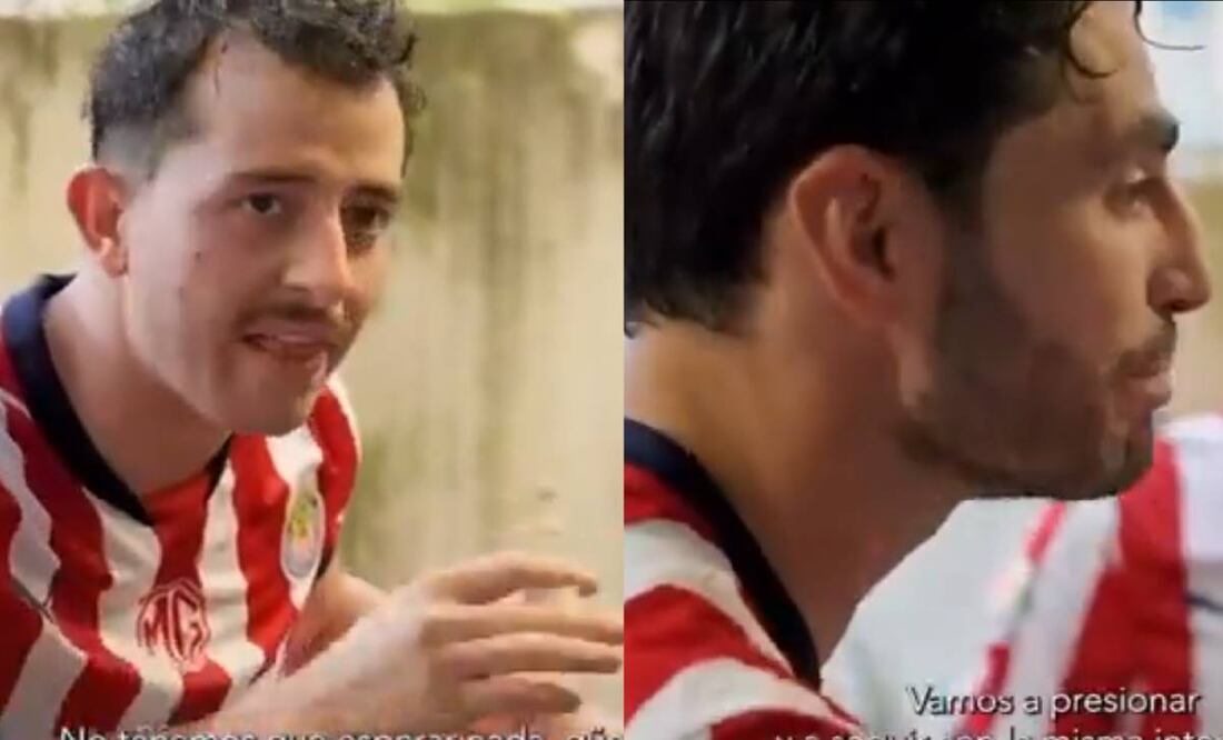 Ala Mozo y Pollo Briseño dieron la arenga que ayudó a Chivas a golear a Juárez. Foto: Especial