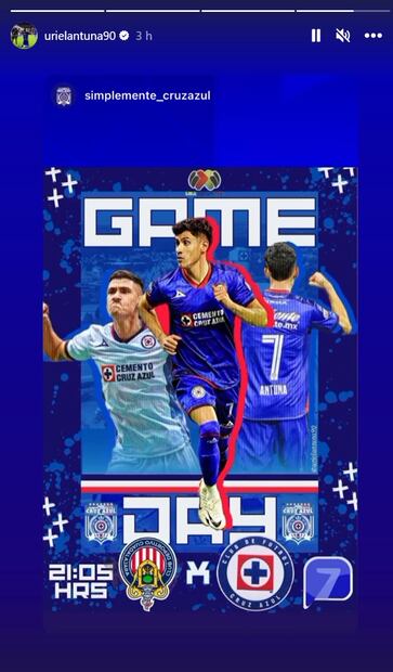 Esta fue la imagen que compartió el Brujo antes del partido ante las Chivas. Foto: Especial
