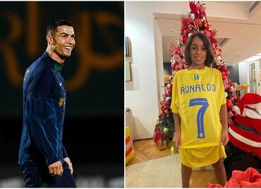 Cristiano se puso el traje de Santa Claus y regaló una verdadera joya al hijo de Marcelo