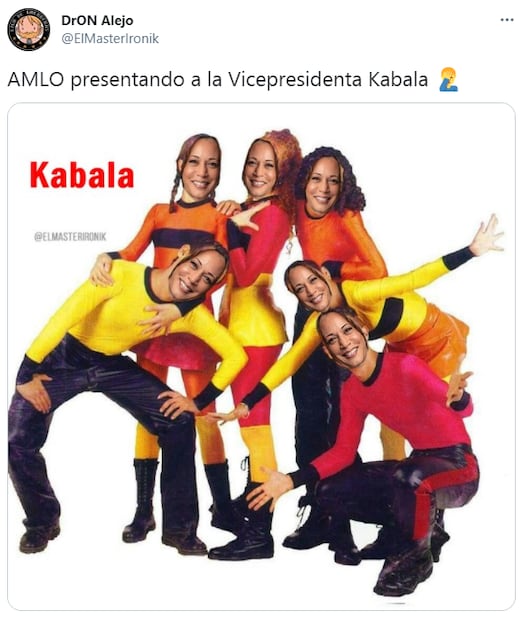 AMLO llama “Presidente Kabala” a Kamala Harris y desata ola de memes