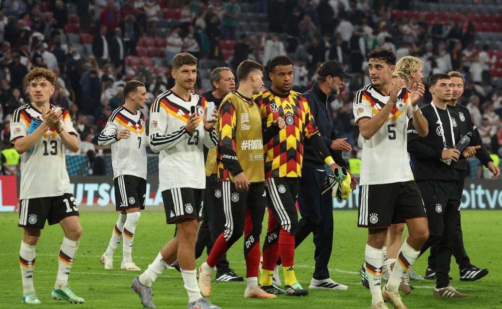 La Selección de Alemania después de su primera victoria en esta UEFA Nations League / Foto: AFP