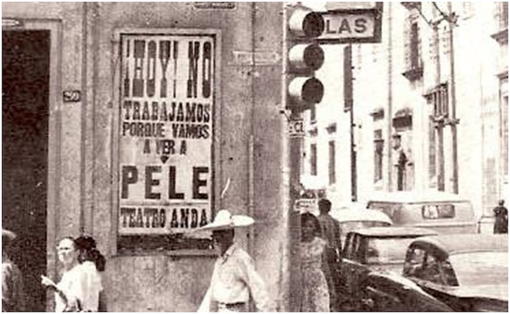 Hoy no trabajamos porque vamos a ver a Pelé / Foto: Especial