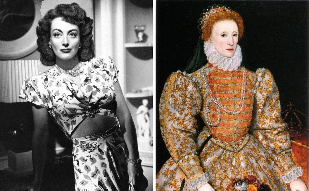 Fotos: Actriz Joan Crawford de AP Photo / Reina Isabel I de Inglaterra de Pixabay
