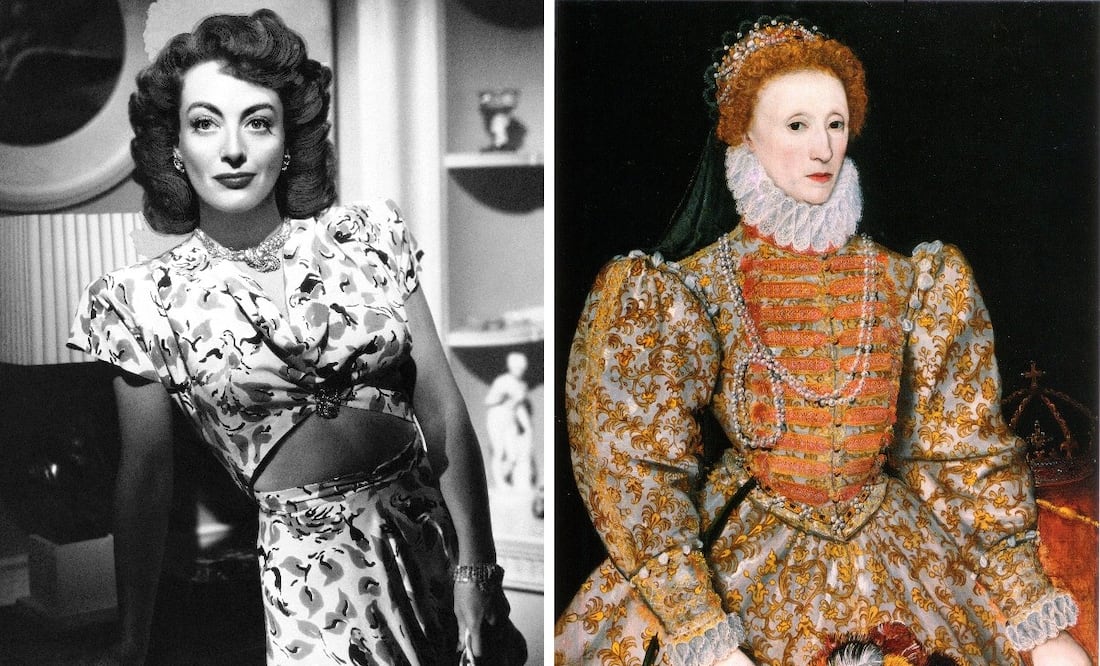 Fotos: Actriz Joan Crawford de AP Photo / Reina Isabel I de Inglaterra de Pixabay