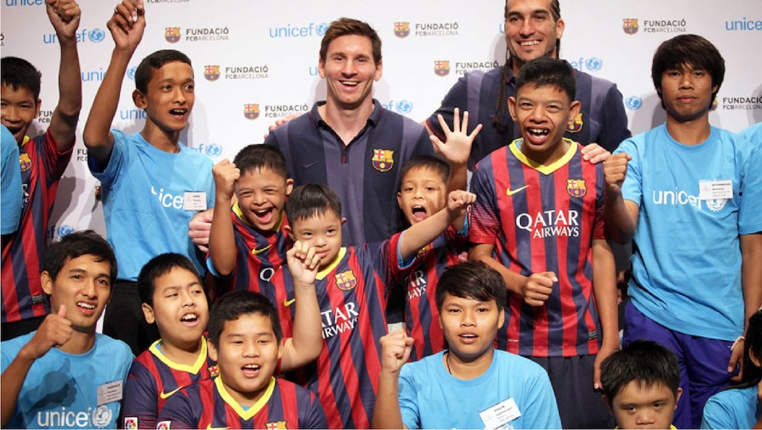 La Fundación Leo Messi: Un faro de esperanza que ilumina el camino hacia un mundo más inclusivo y equitativo. Fuente: Fundación Leo Messi.
