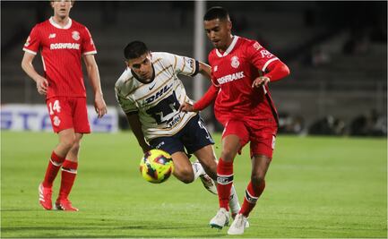 Pumas rescata el empate contra Toluca, en el regreso del Turco Mohamed a CU