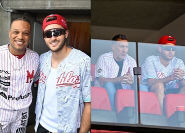 Santiago y Chaco Giménez visitaron a los Diablos Rojos del México en el Estadio Alfredo Harp Helú