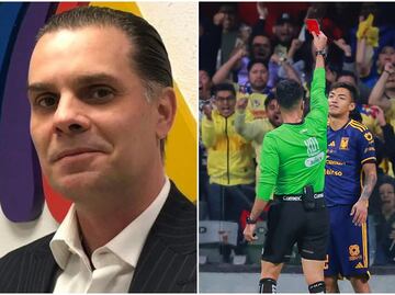 Martinoli revivió la expulsión de Fulgencio en la Final contra América: 'No es roja clara'