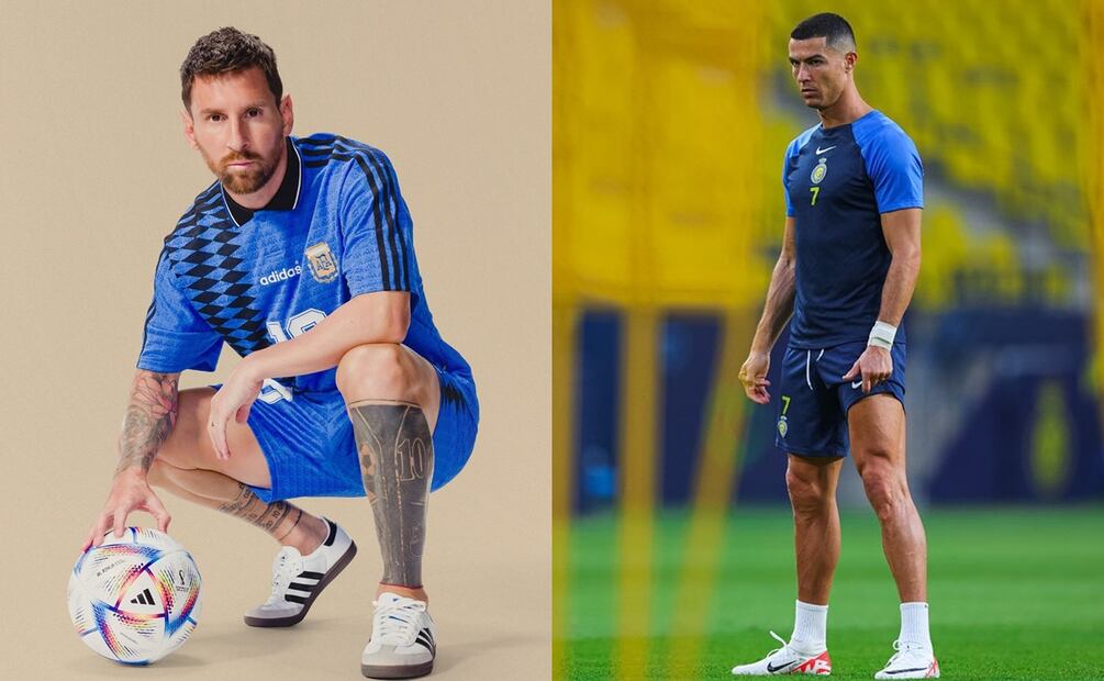 Cristiano Ronaldo y Lionel Messi. Fuente: Producción De10