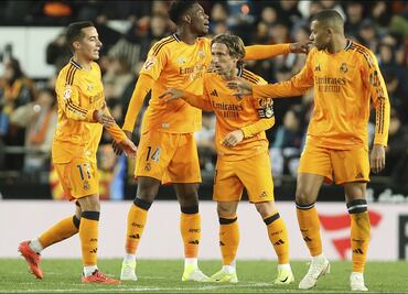 Bellingham y Modric rescatan al Real Madrid en una remontada agónica ante el Valencia