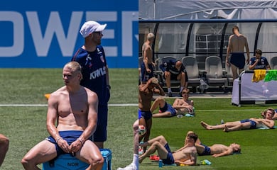 Copa del Mundo: Noruega y sus estrellas sufren por las altas temperaturas en Estados Unidos