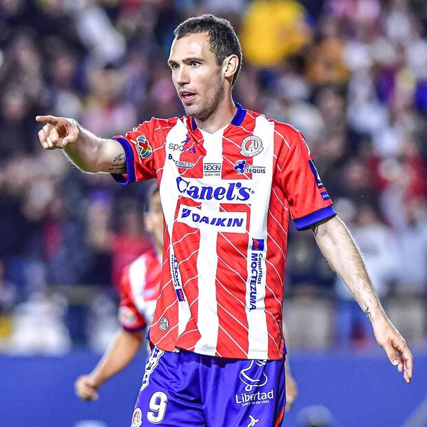 Léo Bonatini. Fuente: Instagram @atletidesanluisnews