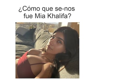 Los 10 mejores memes de la supuesta muerte de Mia Khalifa